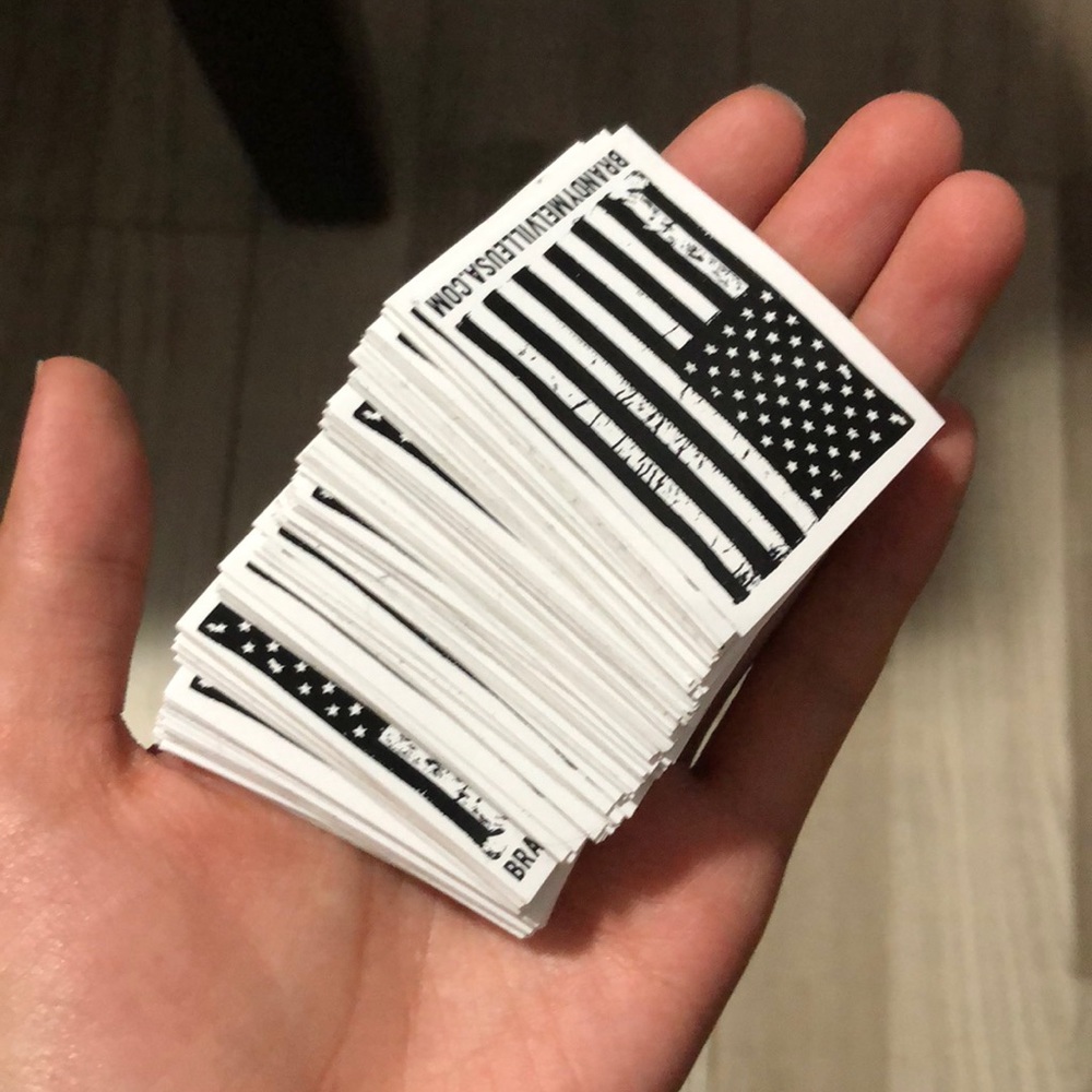 Stack of brandy Melville stickers